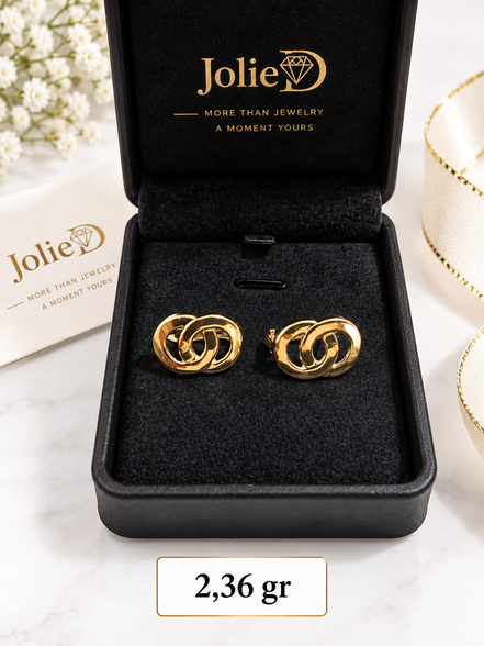 Cercei din Aur 14K (585) JolieD | Eleganță Contemporană
