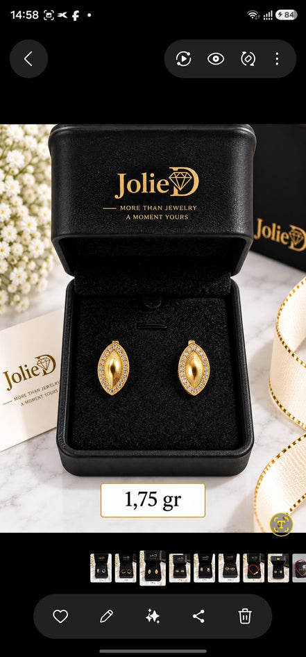 Cercei JolieD din Aur 14K (585) – 1,75 g