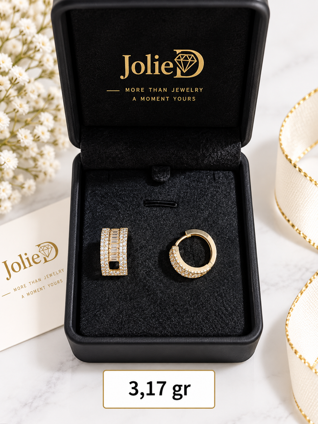 Cercei JolieD din Aur 14K (585) – 3,17 g