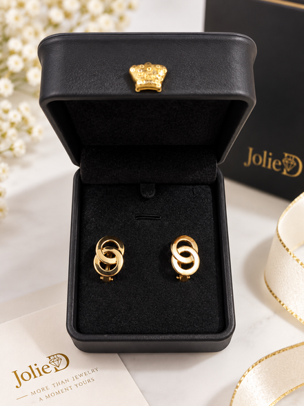 Cercei din Aur 14K (585) JolieD | Eleganță Contemporană